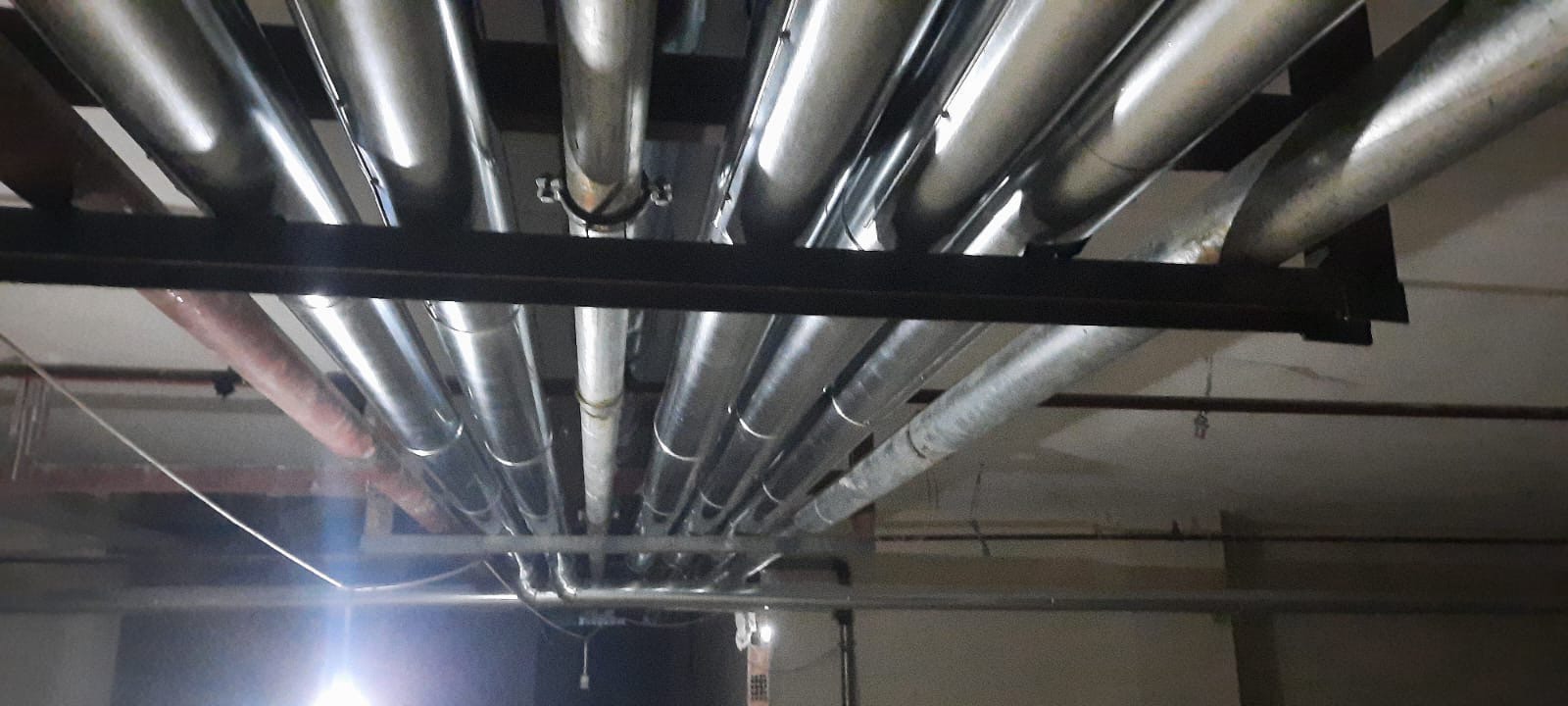 Tavan boru ızgarası ve galvaniz hat sistemi, Pratik Mekanik saha uygulaması
